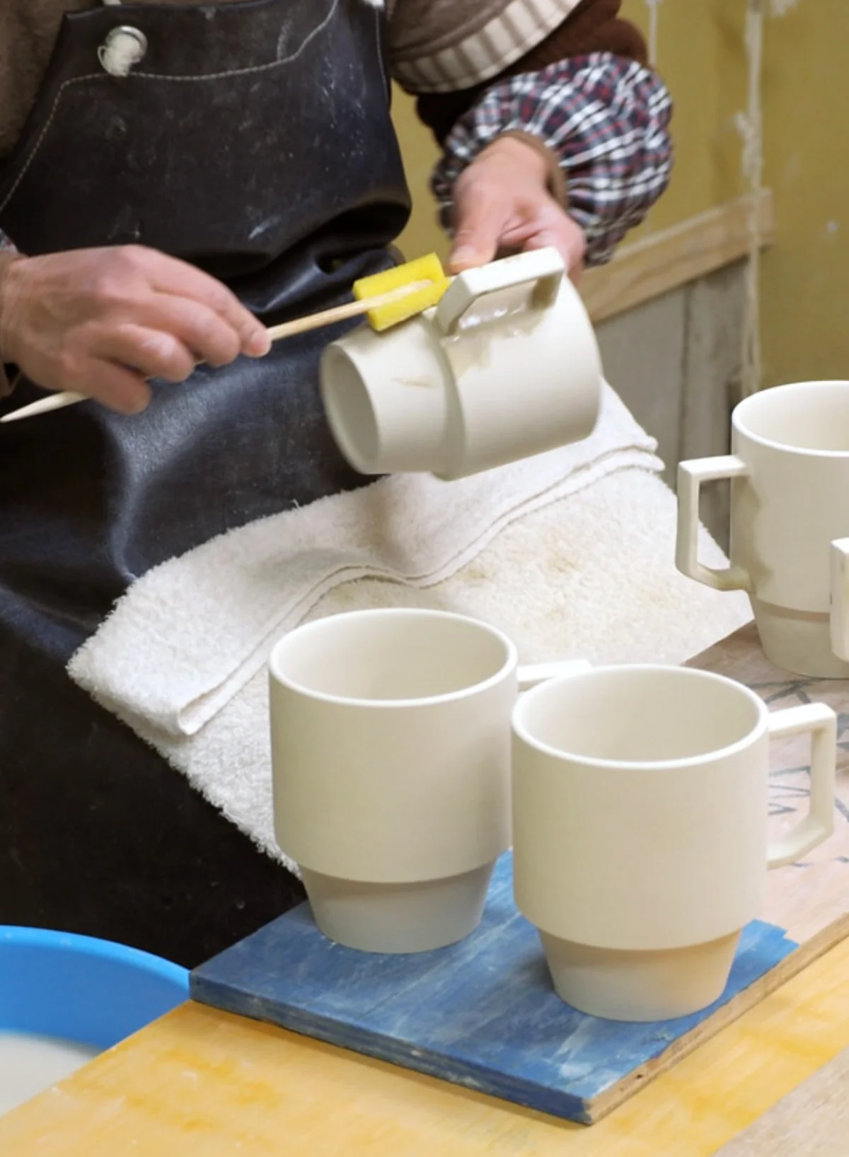 Blockmug Big, White - Hasami - Image 5