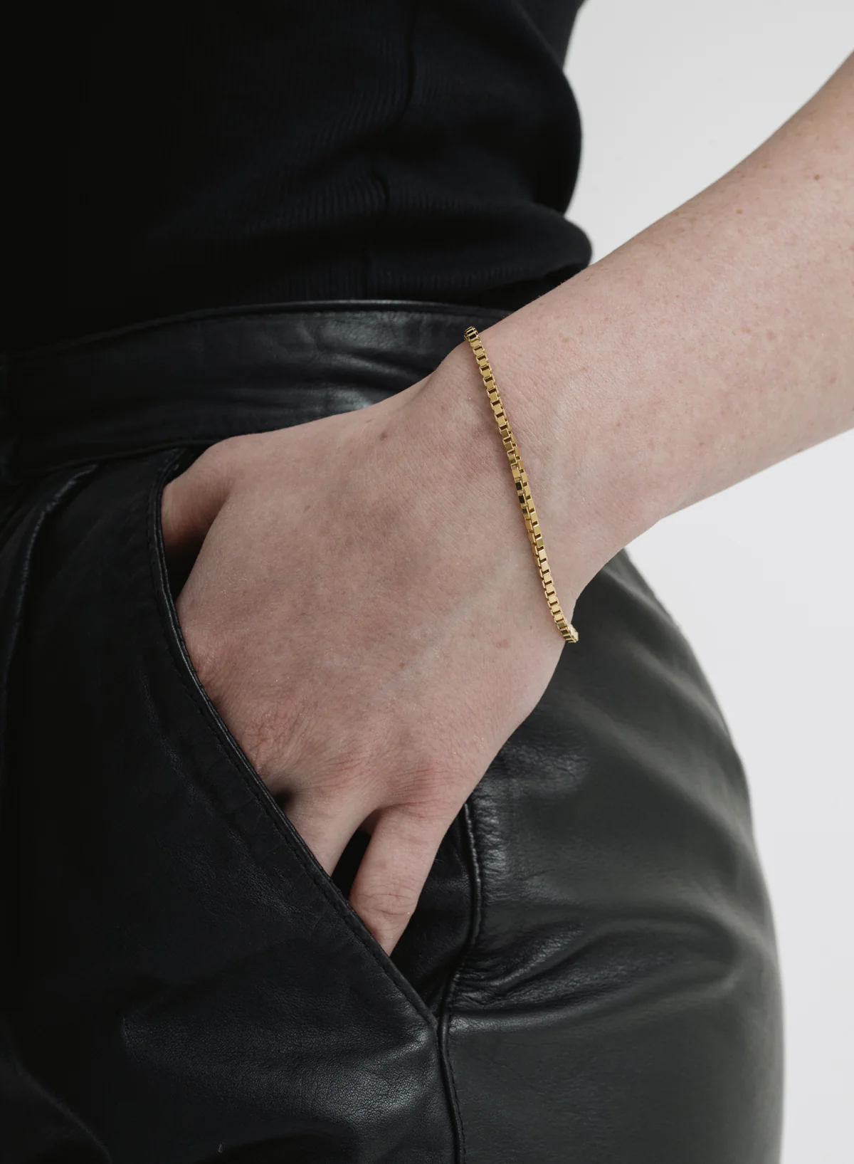 Bracelet, Venetian Gold, 18cm - Martine Viergever - Image 3