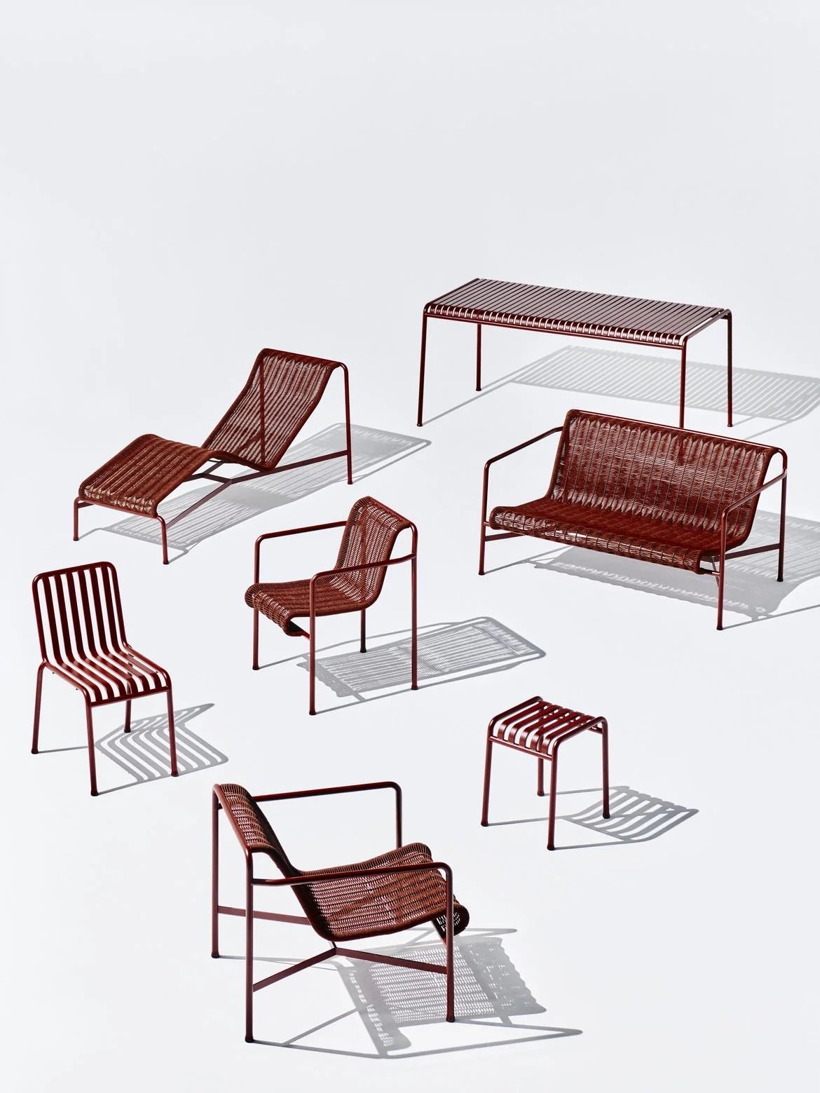 Palissade Bench, Iron Red - HAY - Image 3
