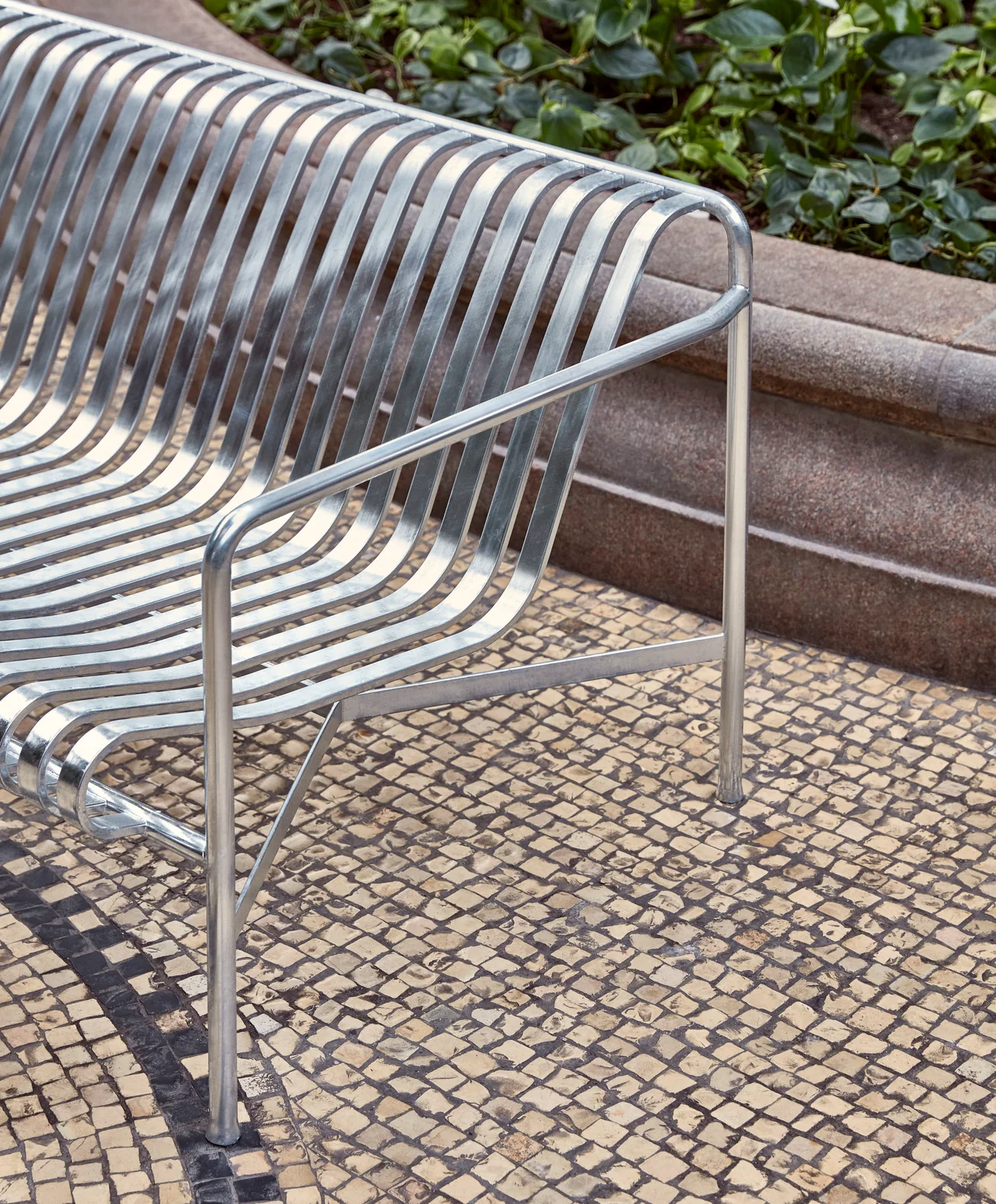 Palissade Lounge Sofa, Galvanised Steel - HAY - Image 4