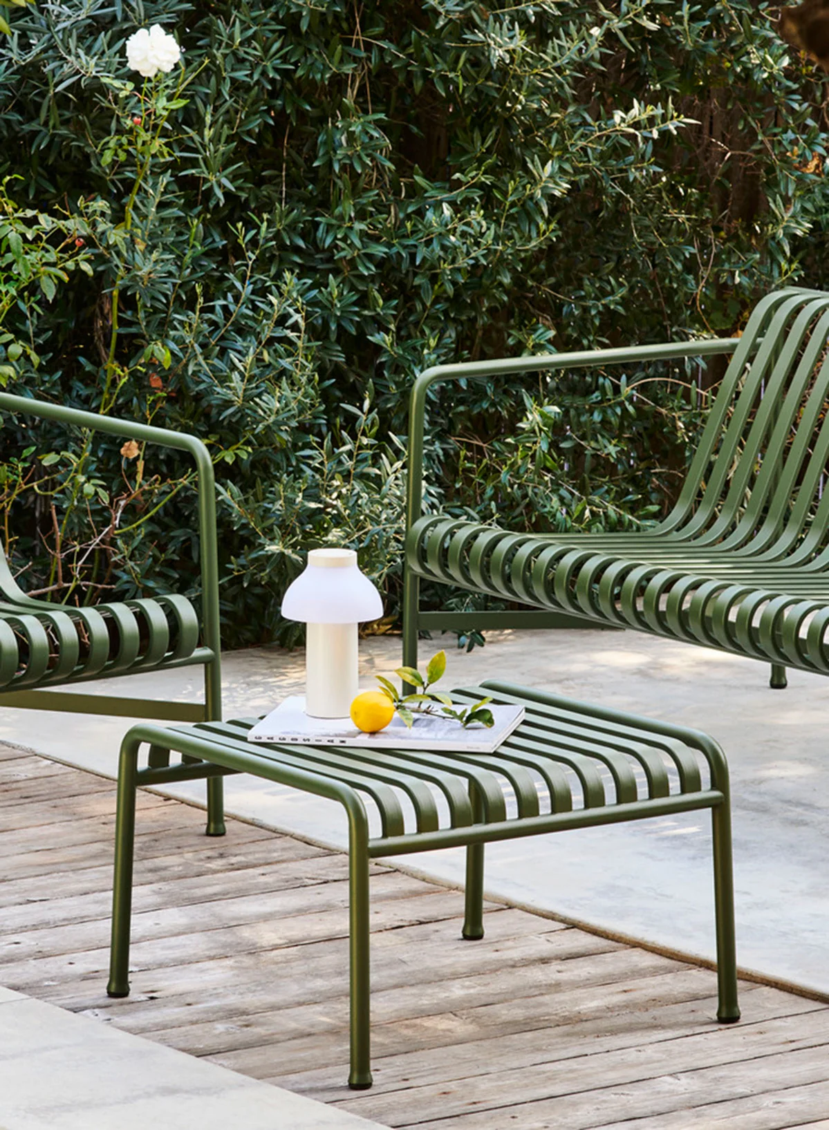 Palissade Ottoman, Olive - HAY - Image 3