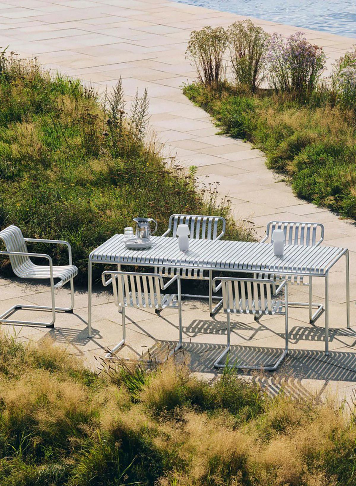 Palissade Table, Galvanised Steel 220 - HAY - Image 3