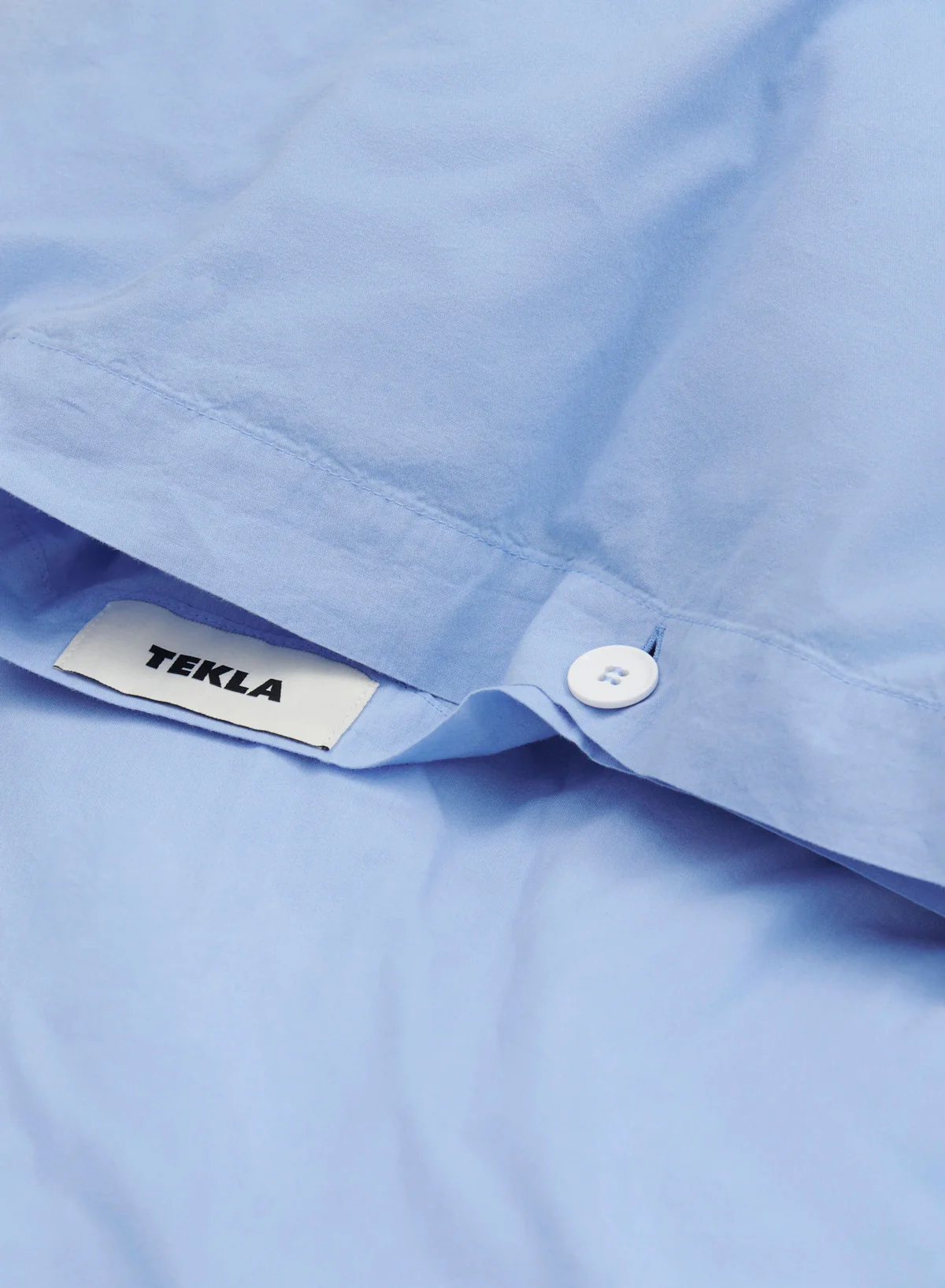 Single Duvet Cover - Island Blue, 140x200 - Tekla - Image 3
