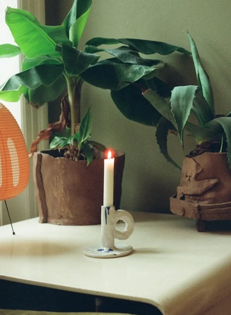 Studio Candlestick in White - NIKO JUNE - Image 3