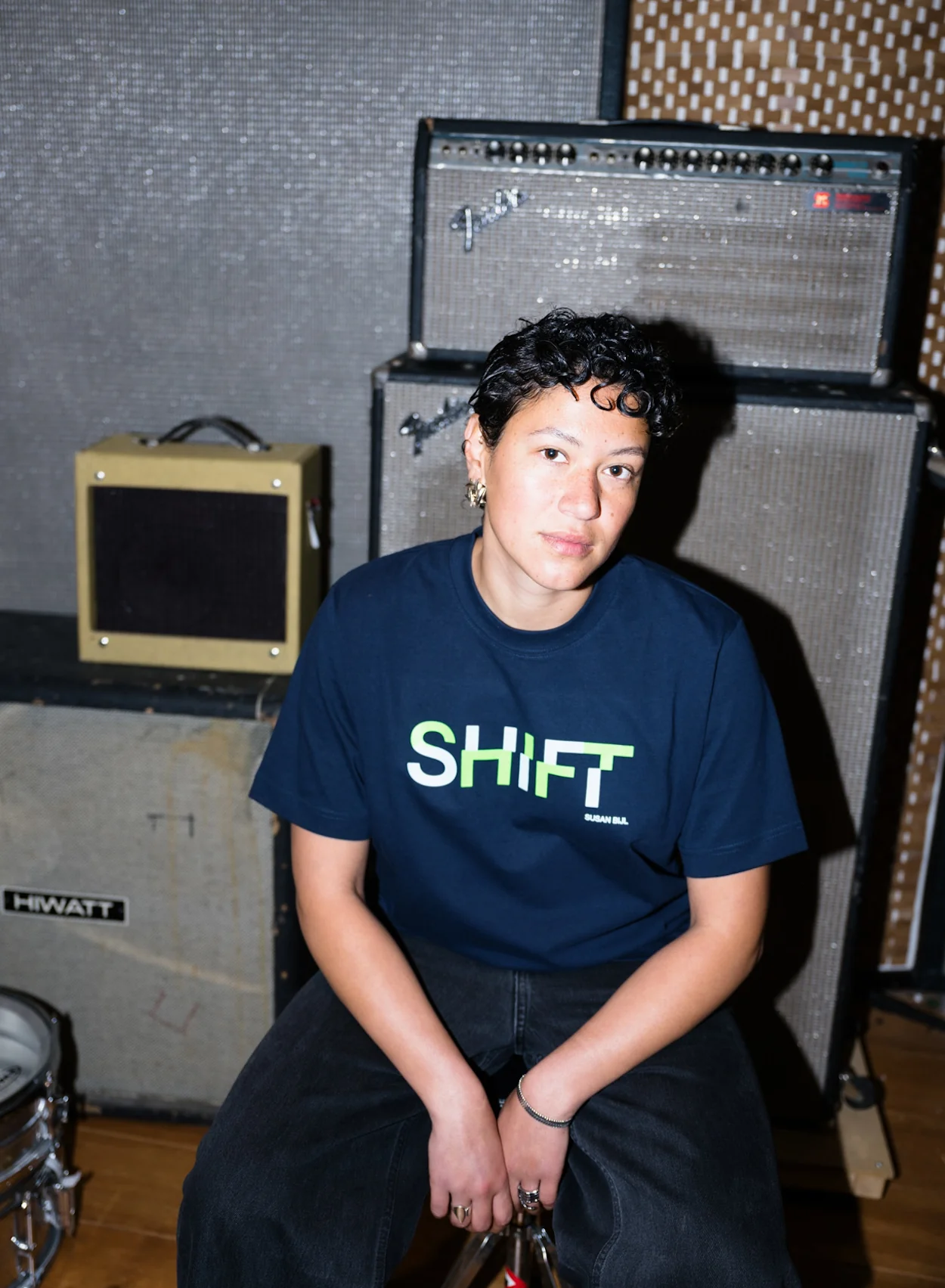T-shirt SHIFT Navy - Image 3