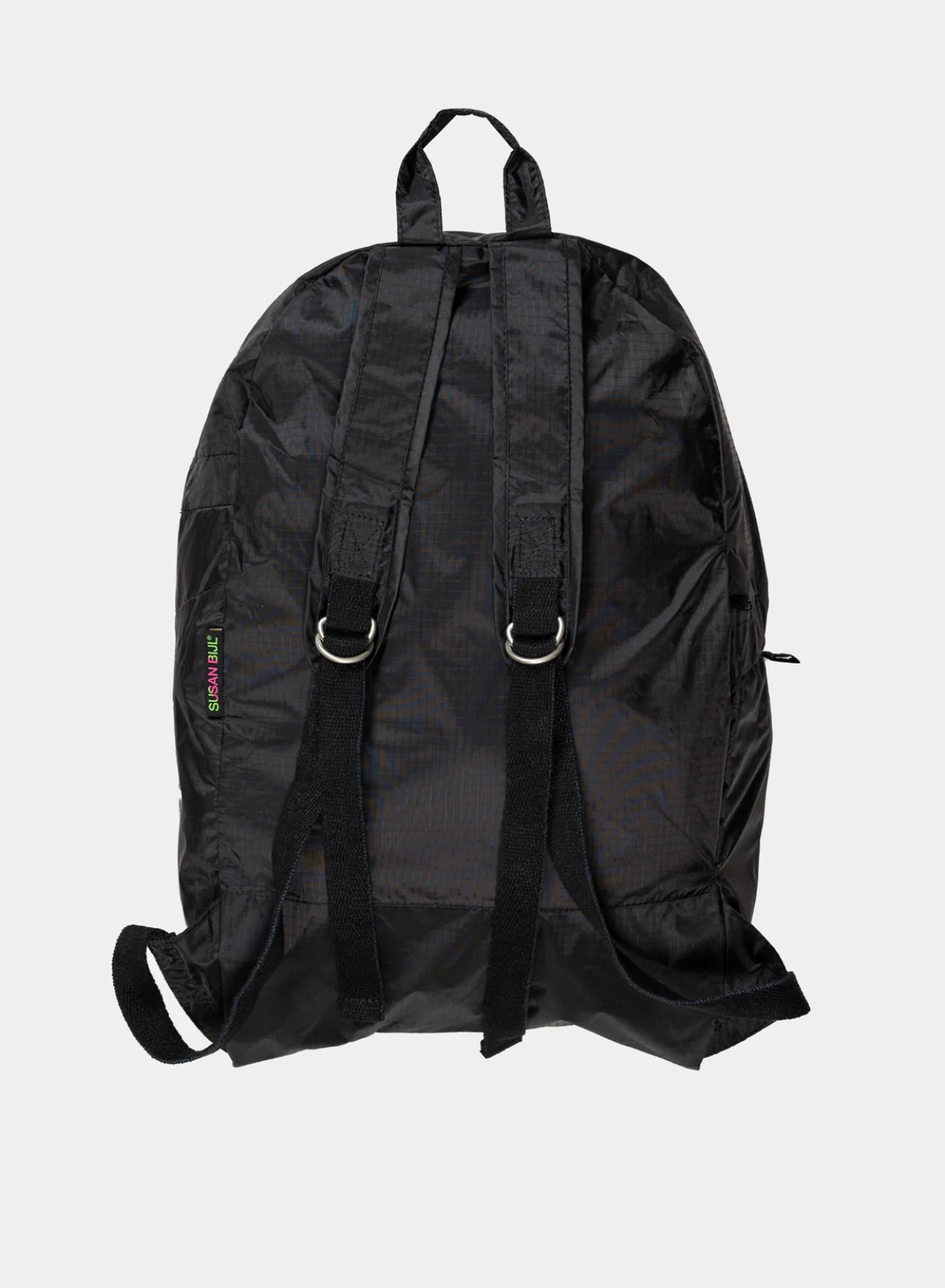 The New Foldable Backpack Black & Black Large - Image 3